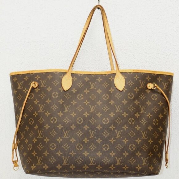 Louis vuitton Neverfull GM Monogram Large Size Brown Tote SD0132 - Picture 1 of 15